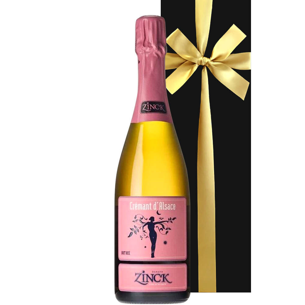 A.ZIRNHELT Crémant d’Alsace スパークリングワイン 御祝 記念日【ワインギフト】 フランス・アルザス地方のロゼ