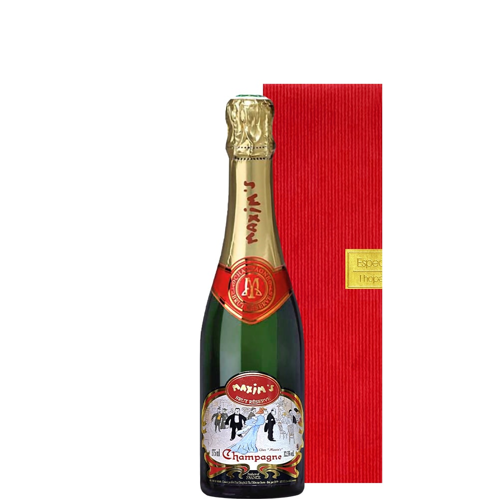 お祝い シャンパン ギフト フランス 375ml ハーフボトル 辛口 マキシム