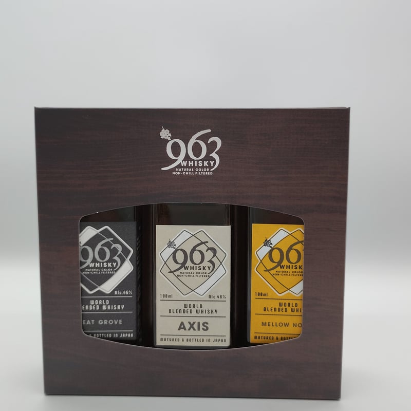 963 ウイスキー3本セット | 道の駅ばんだいオンラインショップ