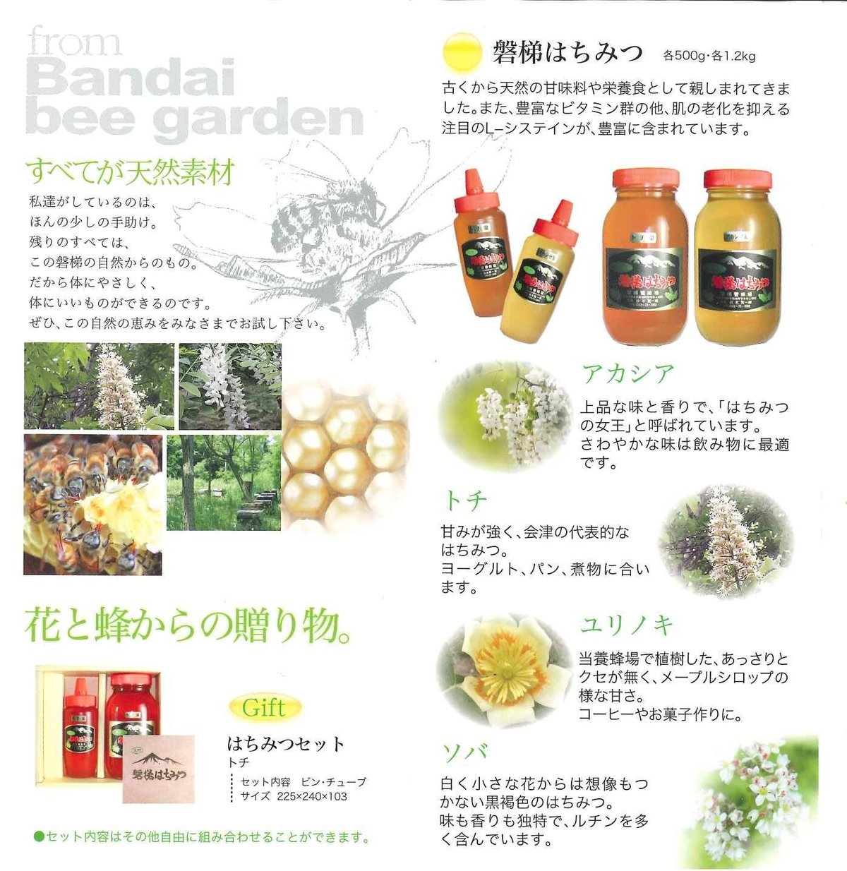 磐梯養蜂場 はちみつ 600g アカシヤ | 道の駅ばんだいオンラインショップ