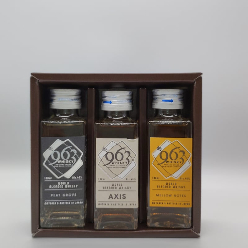 963 ウイスキー3本セット | 道の駅ばんだいオンラインショップ
