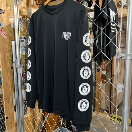 "HAND" Dry Long Sleeve Tee BLACK