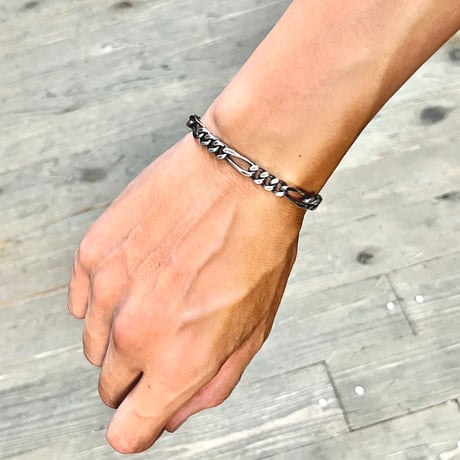 HB-26-S "FIGARO" Silver Chain Bracelet