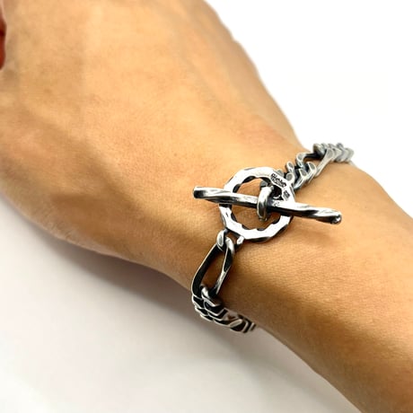 HB-26-S "FIGARO" Silver Chain Bracelet