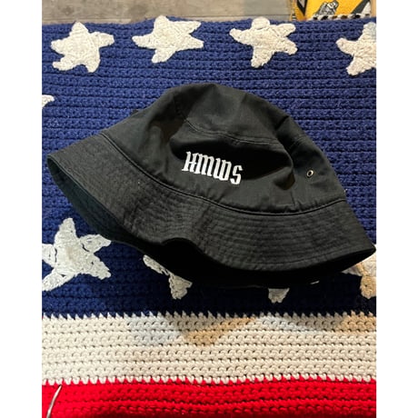 "HMWS" Glow In The Dark Bucket Hat(BLACK)