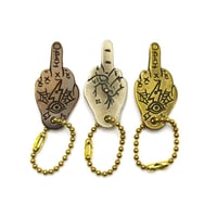HK-4-B,WB,C  "Fxxk You Pay2" Keyring