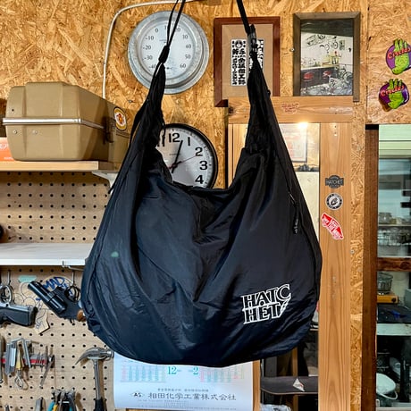 "H.M.W.S" Nylon Shoulder Bag(両面刺繍)