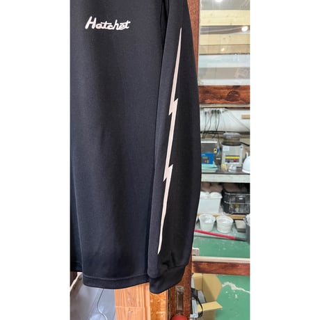 "THUNDER" Dry Long Sleeve Tee BLACK