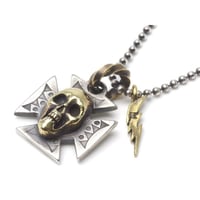 HT-14-SV,Br  "IRON CROSS SKULL" Top