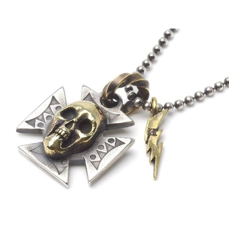 HT-14-SV,Br  "IRON CROSS SKULL" Top
