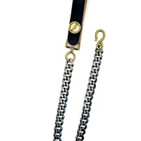 HW-13-SP "TRACKER" SilverPlating WalletChain