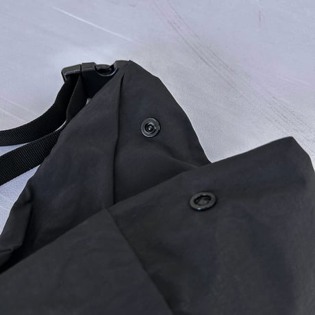 "H.M.W.S" Nylon Shoulder Bag(両面刺繍)