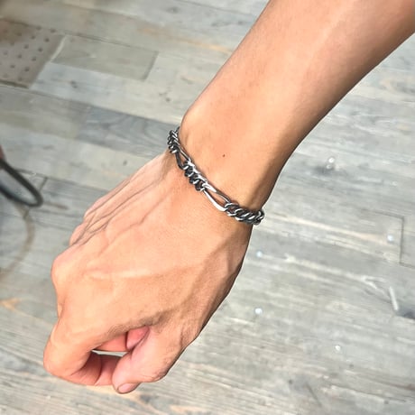HB-26-S "FIGARO" Silver Chain Bracelet