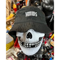 "HMWS" Glow In The Dark Bucket Hat(BLACK)
