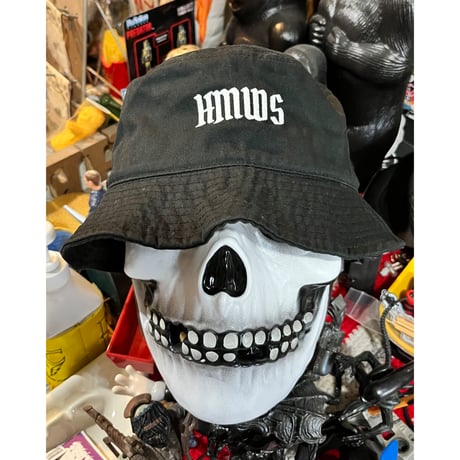 "HMWS" Glow In The Dark Bucket Hat(BLACK)