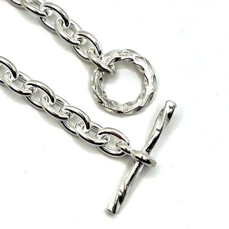 HB-27-S "SLENDER" Silver Chain Bracelet