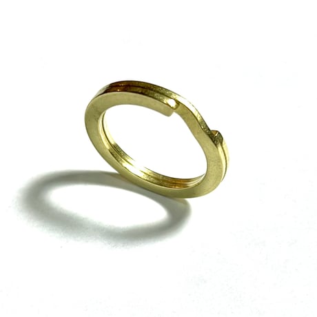 BRASS 20mm Double Ring