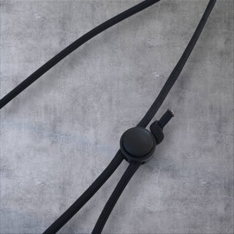 CORKSCREW×HATCHET "CORDURA®rip "mini" DRAWSTRING SACOCHE" Dark gray✕Blue
