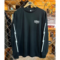 "THUNDER" Dry Long Sleeve Tee BLACK