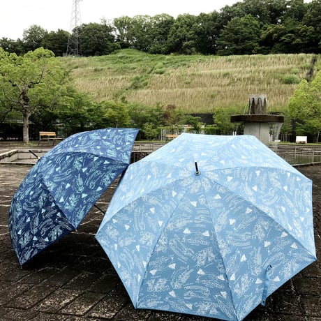 WHALE- umbrella　ネイビー