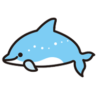 イルクジ・顔かくし素材　ハンドウイルカ