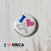 I♡ORCAシリーズ　缶バッジ
