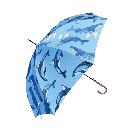 WHALE- umbrella　No rain,no rainbow.