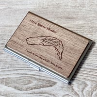 名刺ケース I LOVE SPERM WHALE