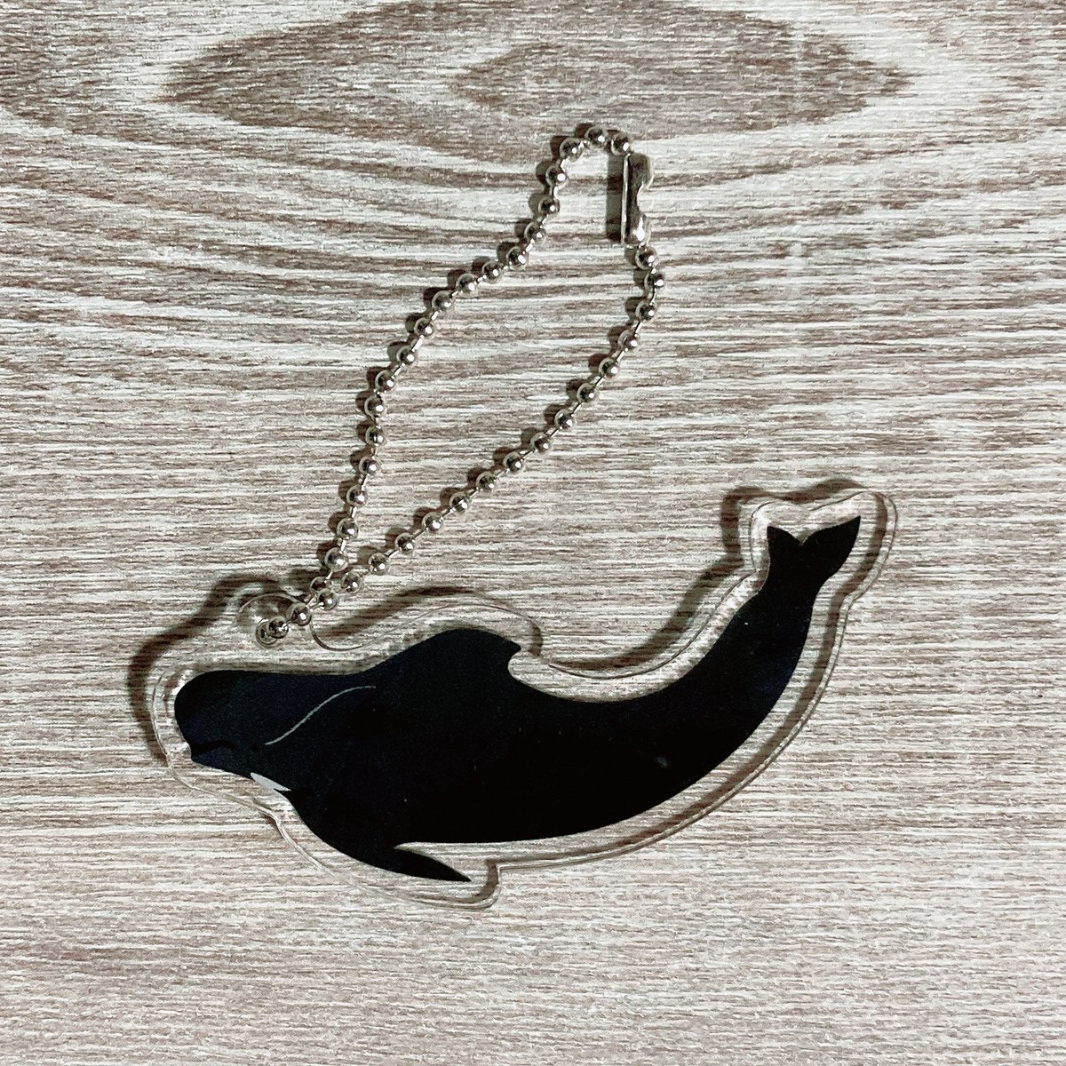 アクリルキーホルダー：ヒレナガゴンドウ | クジラの雑貨屋さん