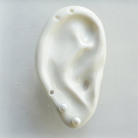 miniサイズ 淡水パール一粒  チタンピアス