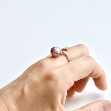 Tomato ring 18kピンクゴールドコーティング  #Free size