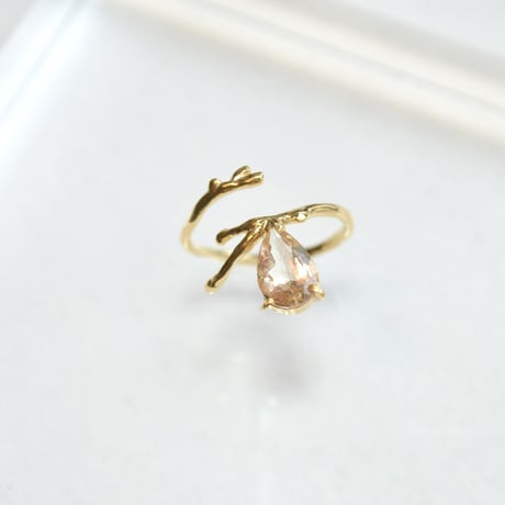 【free size】fruits ring オレゴンサンストーン