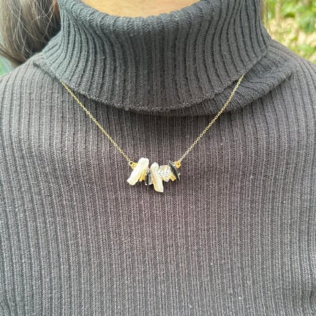 ビジューNecklace / blk