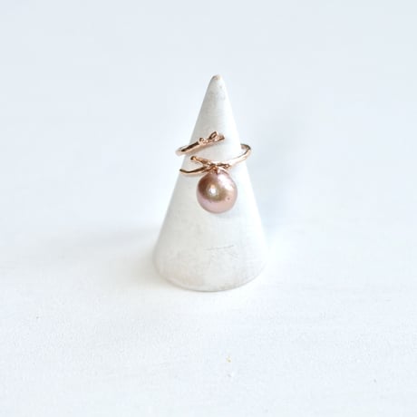 Tomato ring 18kピンクゴールドコーティング  #Free size