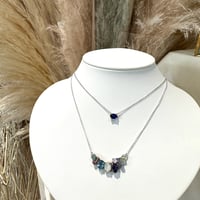 ビジューNecklace / multi blu