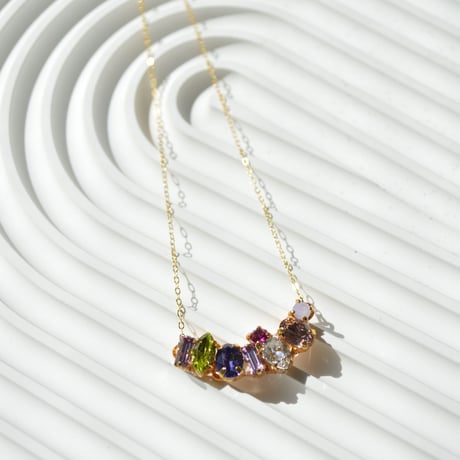 ビジューNecklace / multi pk
