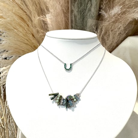 ビジューNecklace / blu