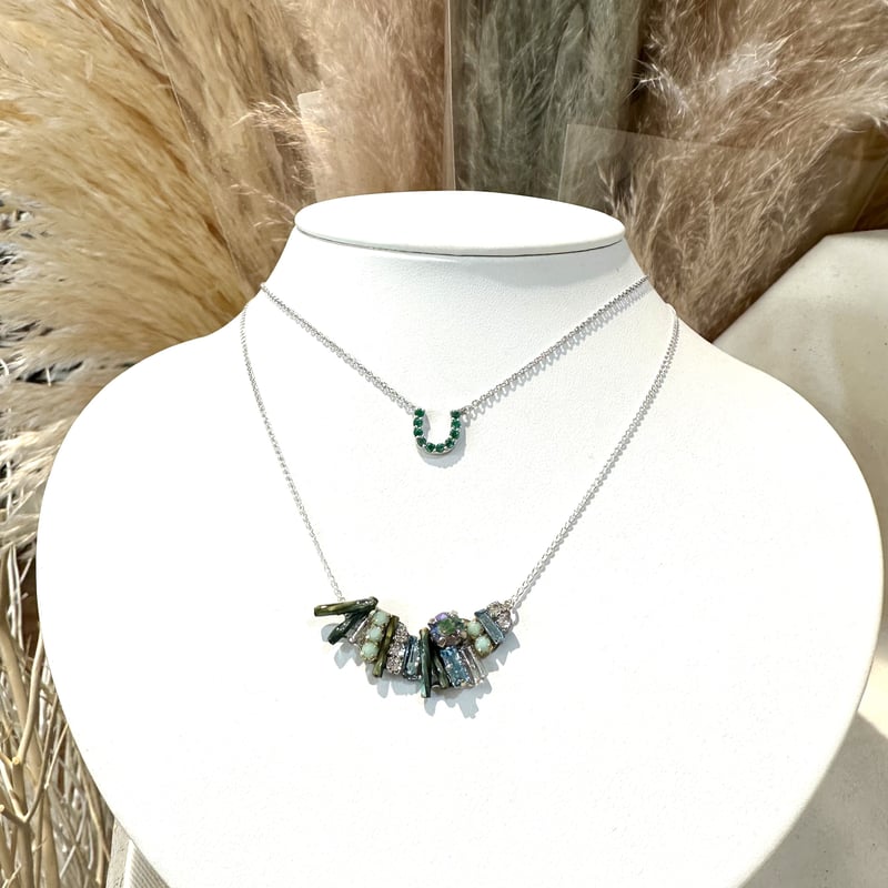 ビジューNecklace / blu | HusuÅnŁa