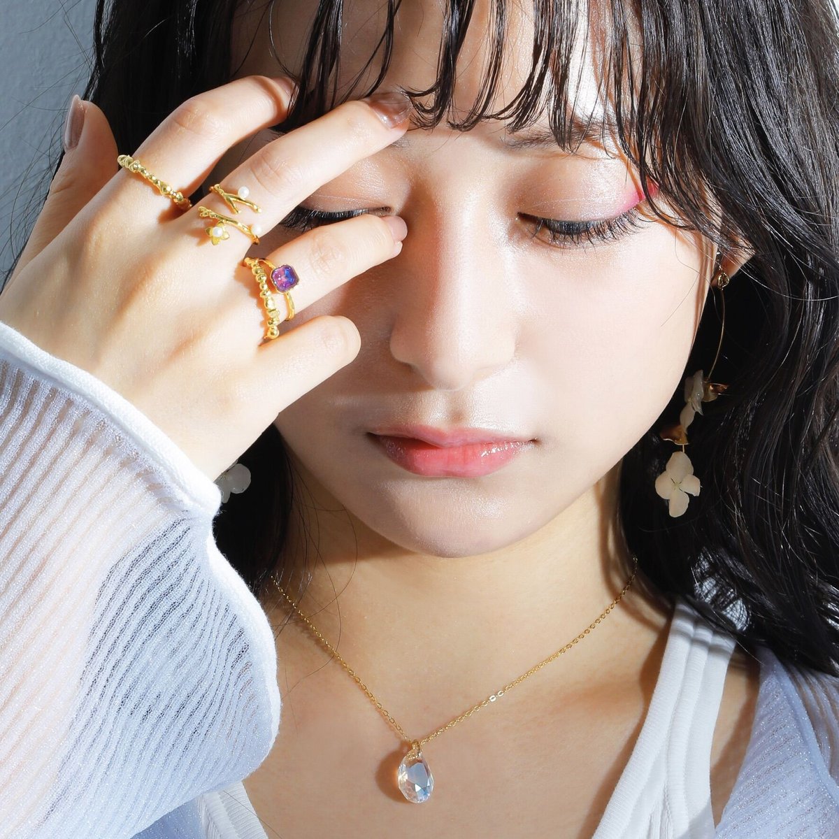 branch pearl ring 18kgp #Free size | HusuÅnŁa branch pearl ring 18kgp #Free size | HusuÅnŁa