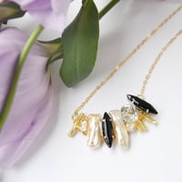 ビジューNecklace / blk
