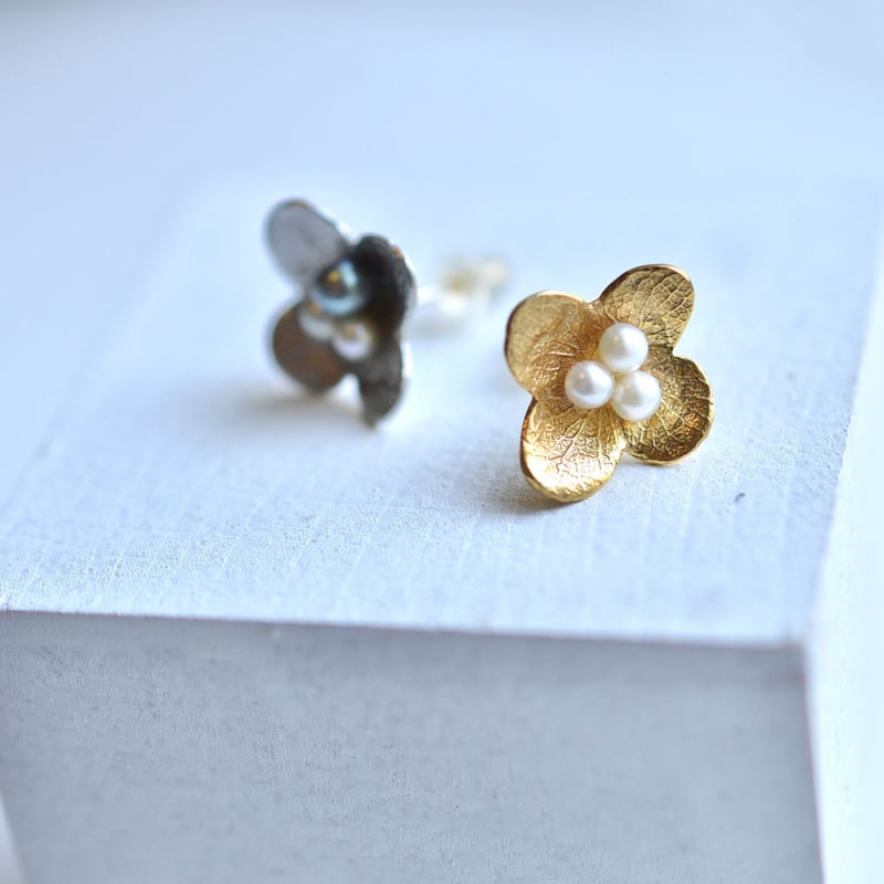 俄　ピアス　叶　片耳 叶 3374 WG｜ピアス｜ジュエリー｜俄 NIWAKA