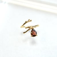 【free size】fruits ring ガーネット