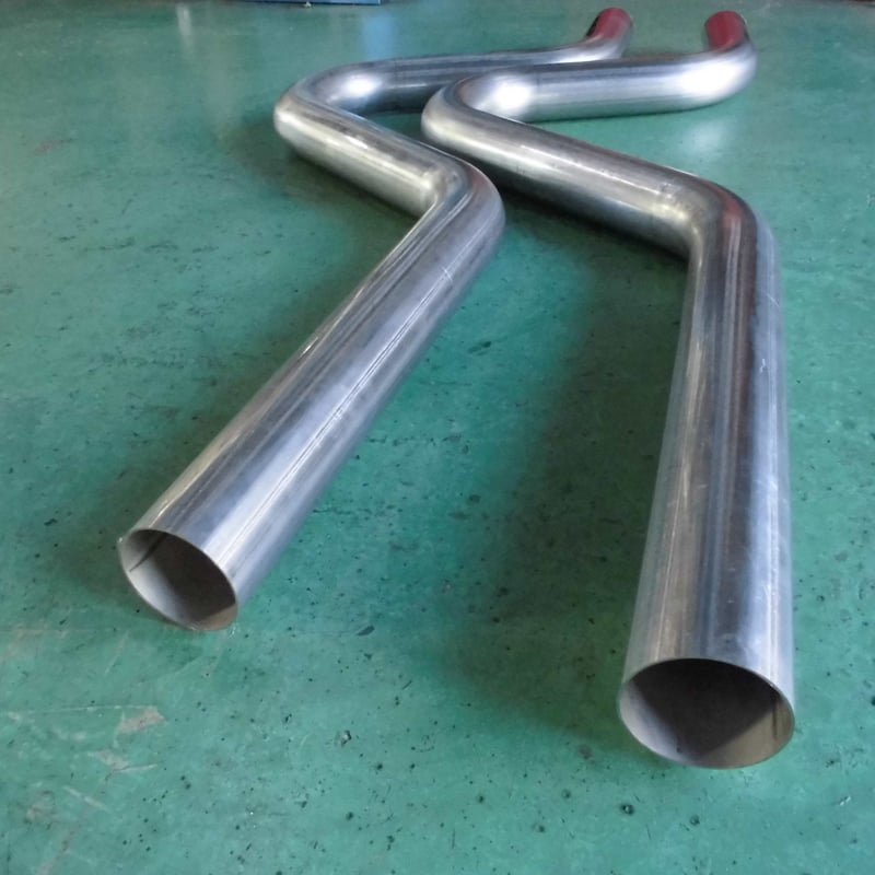 マフラー 76．3mm デフ超えパイプ 304ステンレス ワンオフ