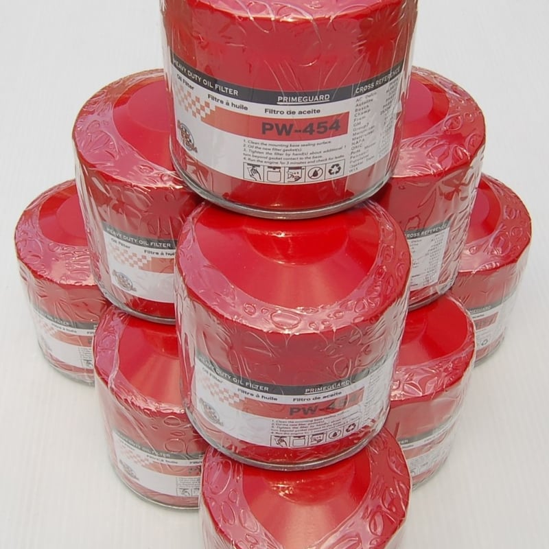 6個 エンジンオイルフィルター PW454 ハイパフォーマンス
