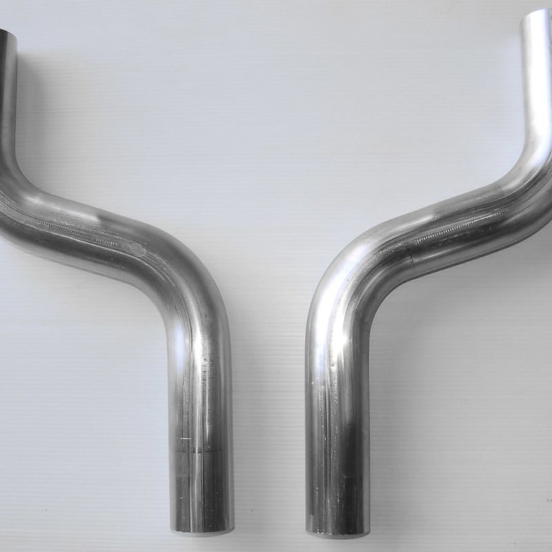 曲げパイプ S字オフセット 75° 60.5 304ステンレス ワンオフ マフラー