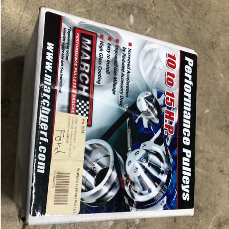 パワステプーリー　アルミビレット　FORD 1 グルーブ