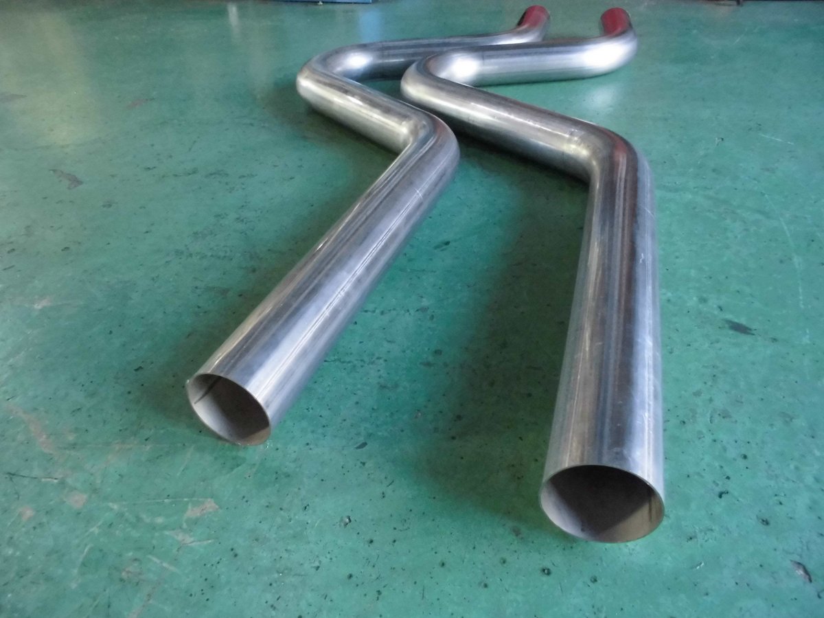 マフラー 60．5mm デフ超えパイプ 304ステンレス ワンオフ
