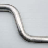 曲げパイプ S字オフセット 75°　76.3mm　304ステンレス　ワンオフ　マフラー製作　アメ車　修理　車検　カスタム
