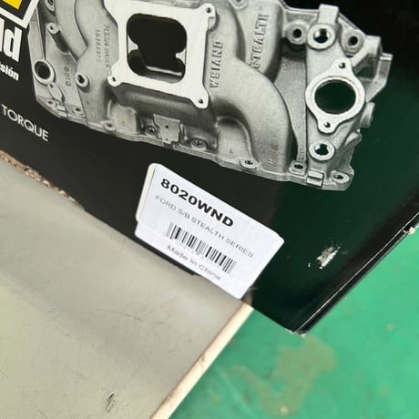 SB Ford インマニ Weiand Stealth Intake Manifold