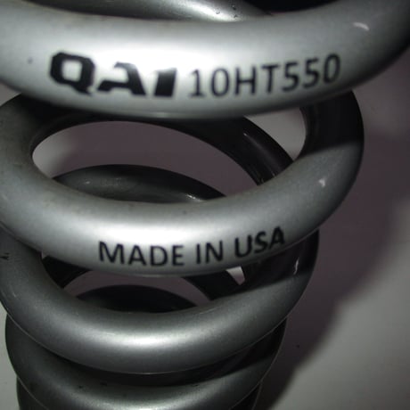 ＱＡ１　スプリング　２本ｓｅｔ　長さ１０インチ　５５０lbs/inch　コイルオーバー